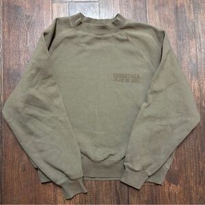 Essentials Fear Of God Sweatshirt Mens Small Jumper Crewneck FOG Sweater